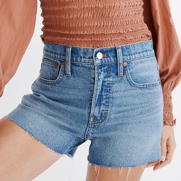 NWT Madewell The Perfect Jean Short in Burnett Wash: TENCEL™ Lyocell Edition - Picture 3 of 3